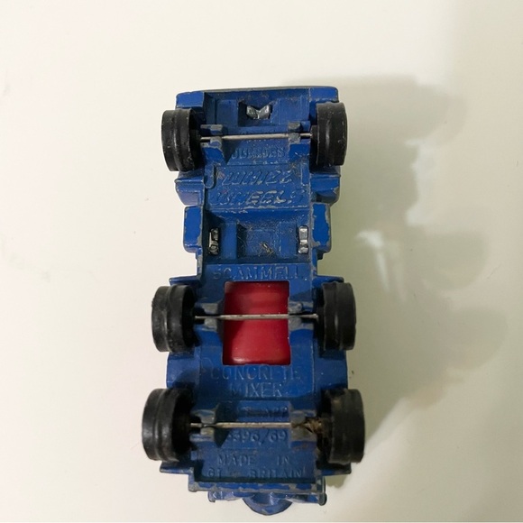 Vtg Corgi Junior Diecast Scammell Concrete Mixer Simon Snorkel Fire Engine - Picture 15 of 16